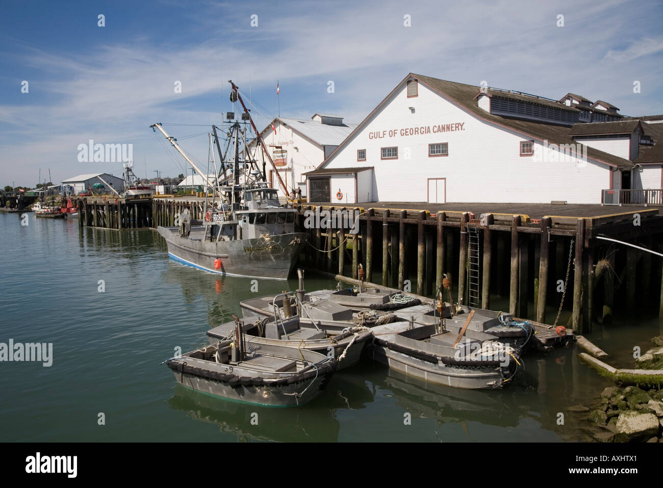 Porto e Golfo di Georgia Cannery Sito Storico Nazionale del Canada Richmond in Canada Foto Stock