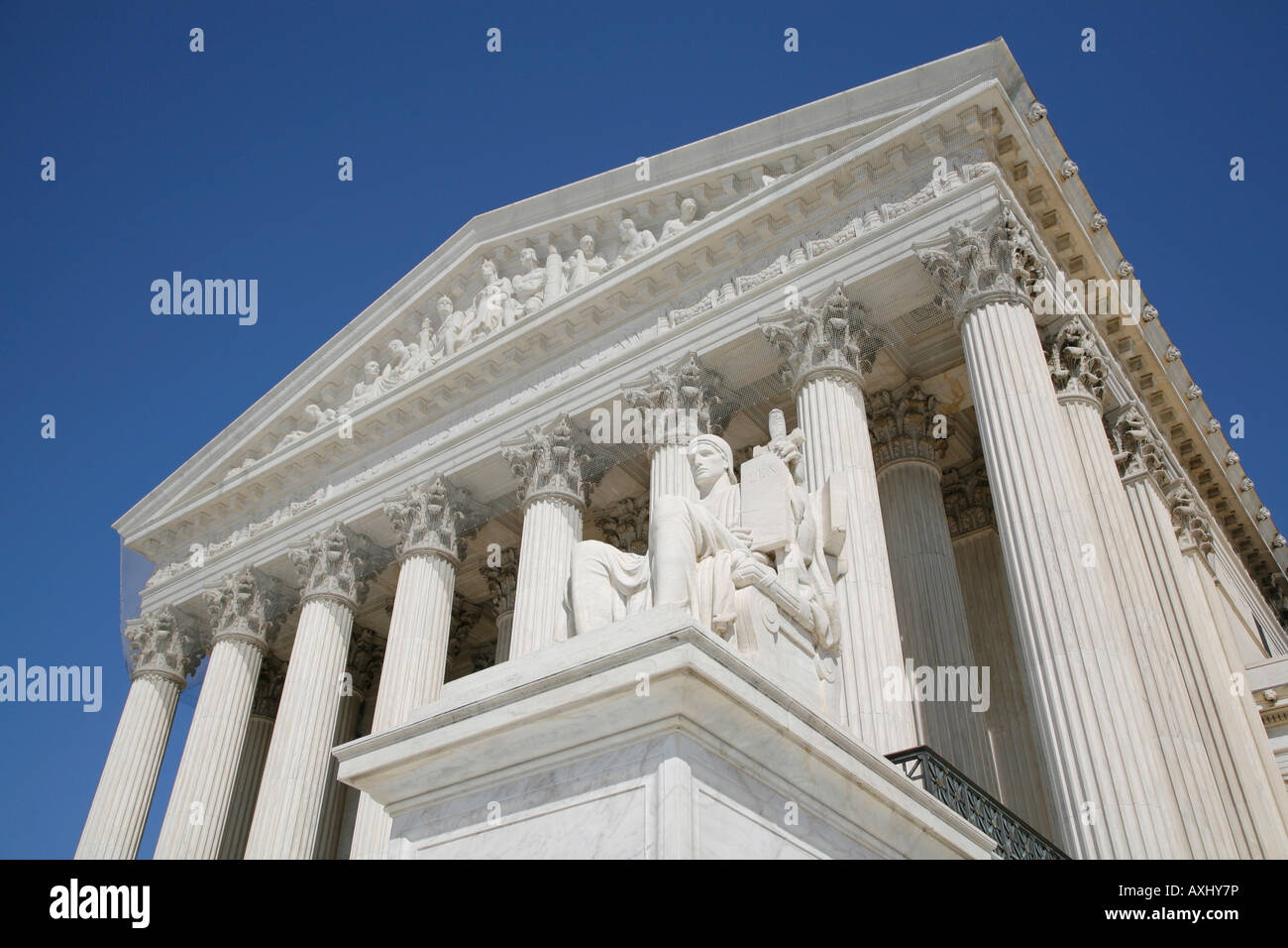 Suprema Corte edificio, Washington DC, Stati Uniti d'America Foto Stock