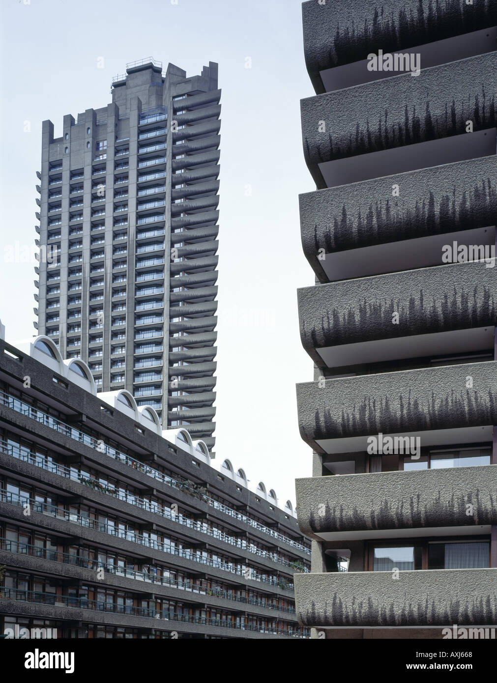 BARBICAN ESTATE 1982 Foto Stock