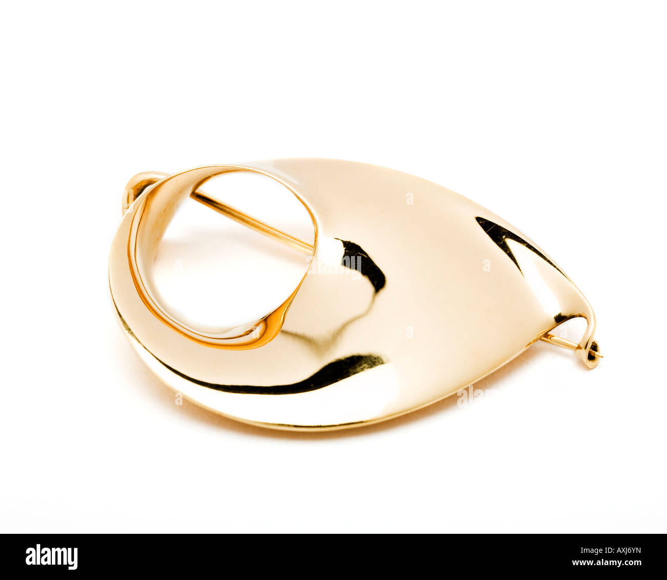 Georg Jensen vintage gioielli in oro spilla Foto stock - Alamy