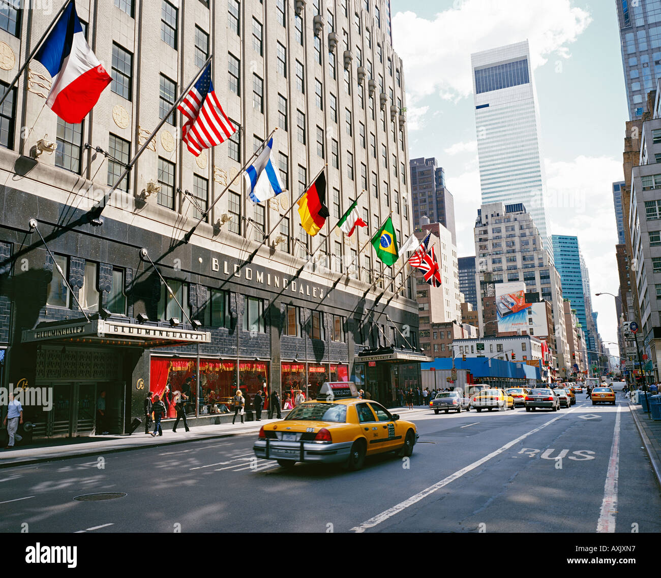 Stati Uniti d'America NEW YORK BLOOMINGDALE S 1000 3° Avenue Foto Stock