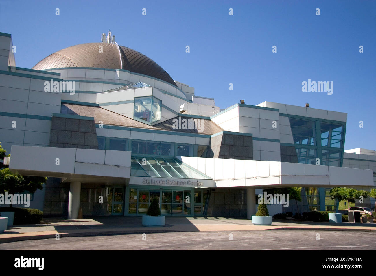 St Louis Science Center building in Missouri Foto Stock