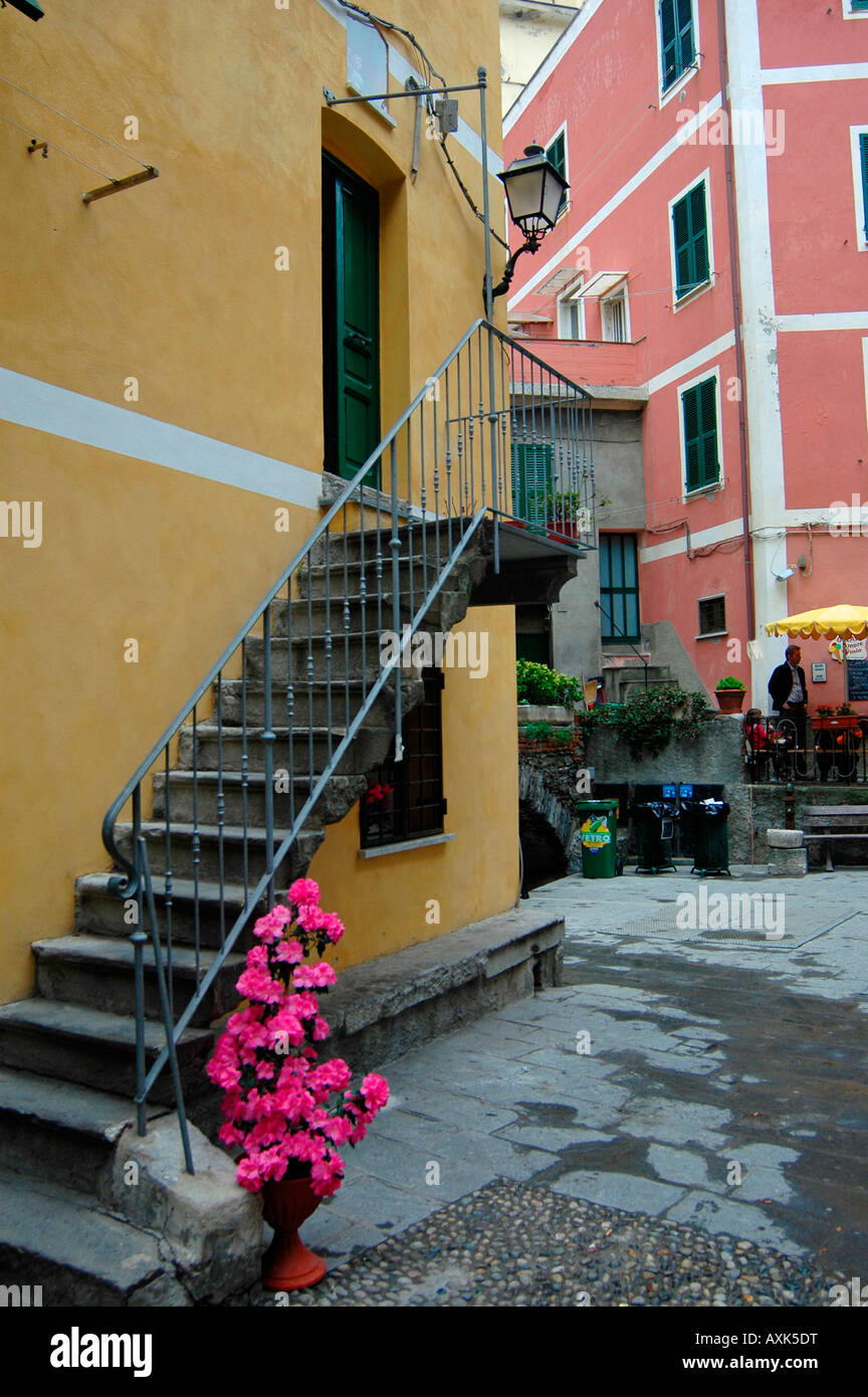 Vernazza Cinque Terre Italia Foto Stock