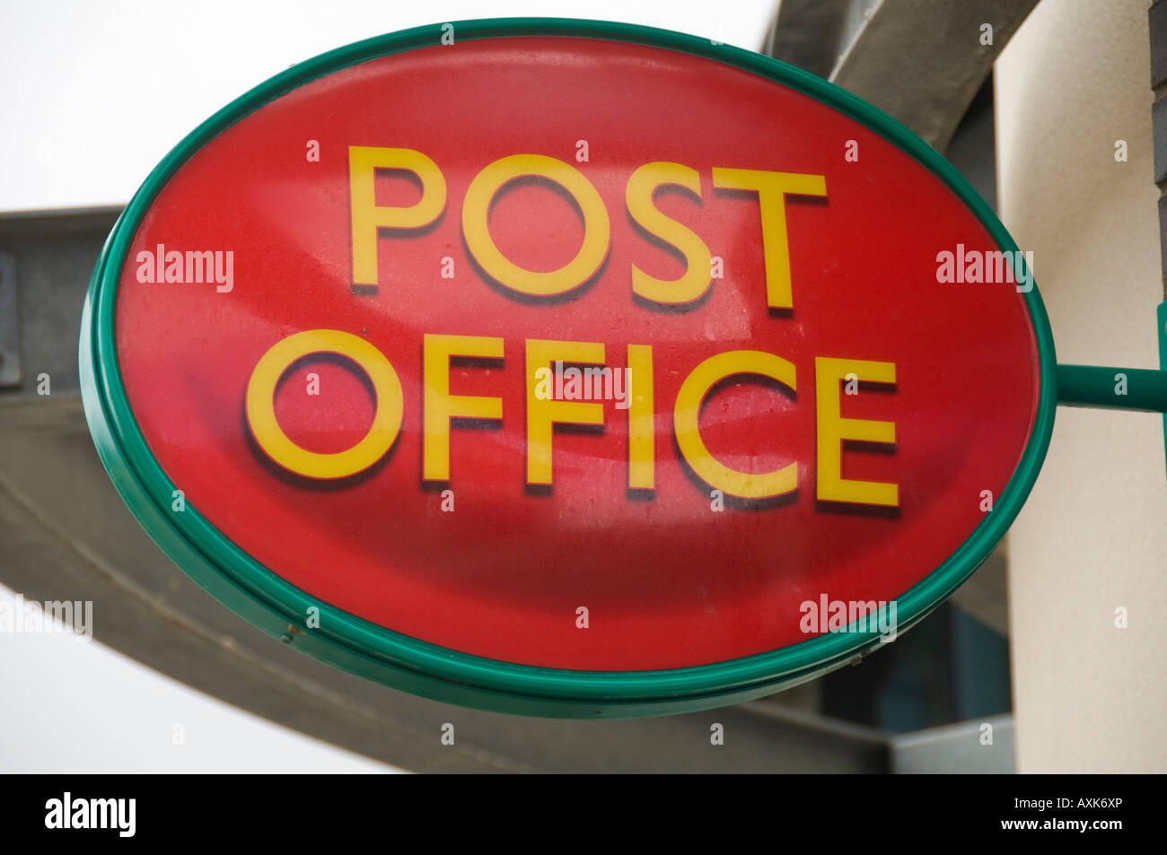 Regno Unito British Post Office segno - non generico con qualsiasi nome località Foto Stock