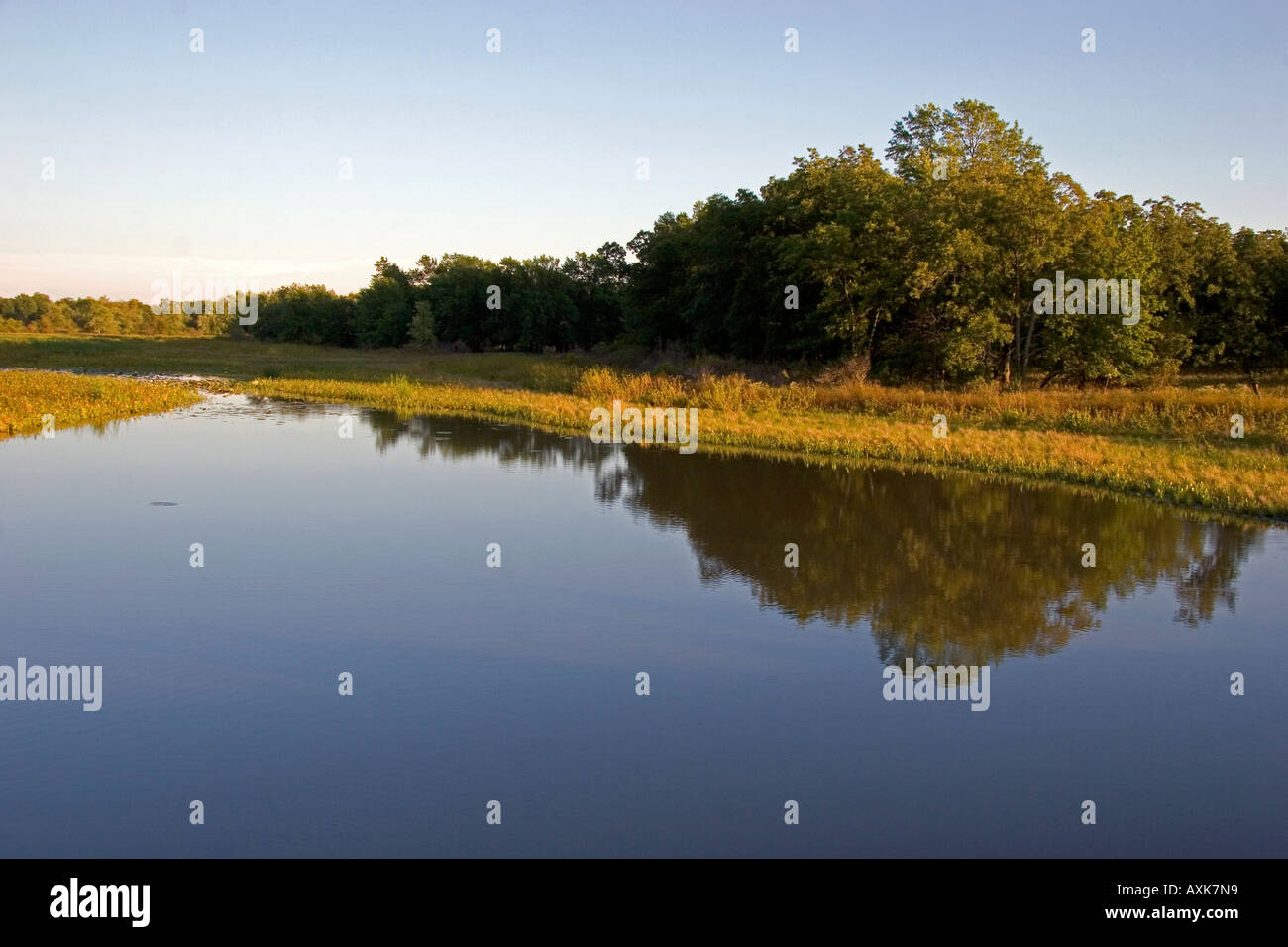 Swan Lake National Wildlife Refuge a Sumner Missouri Foto Stock