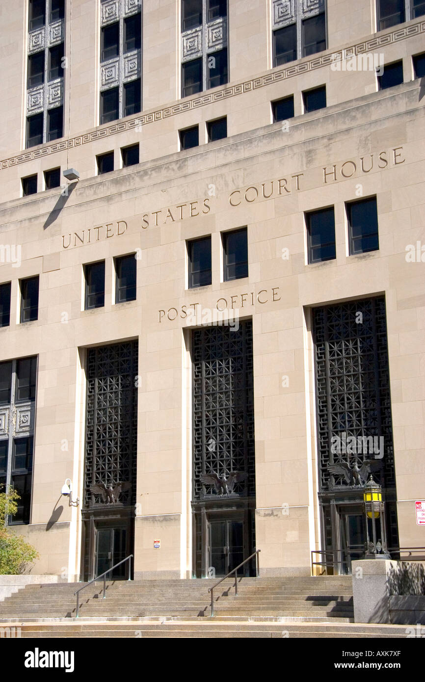 La Corte casa e ufficio postale in Kansas City Missouri Foto Stock