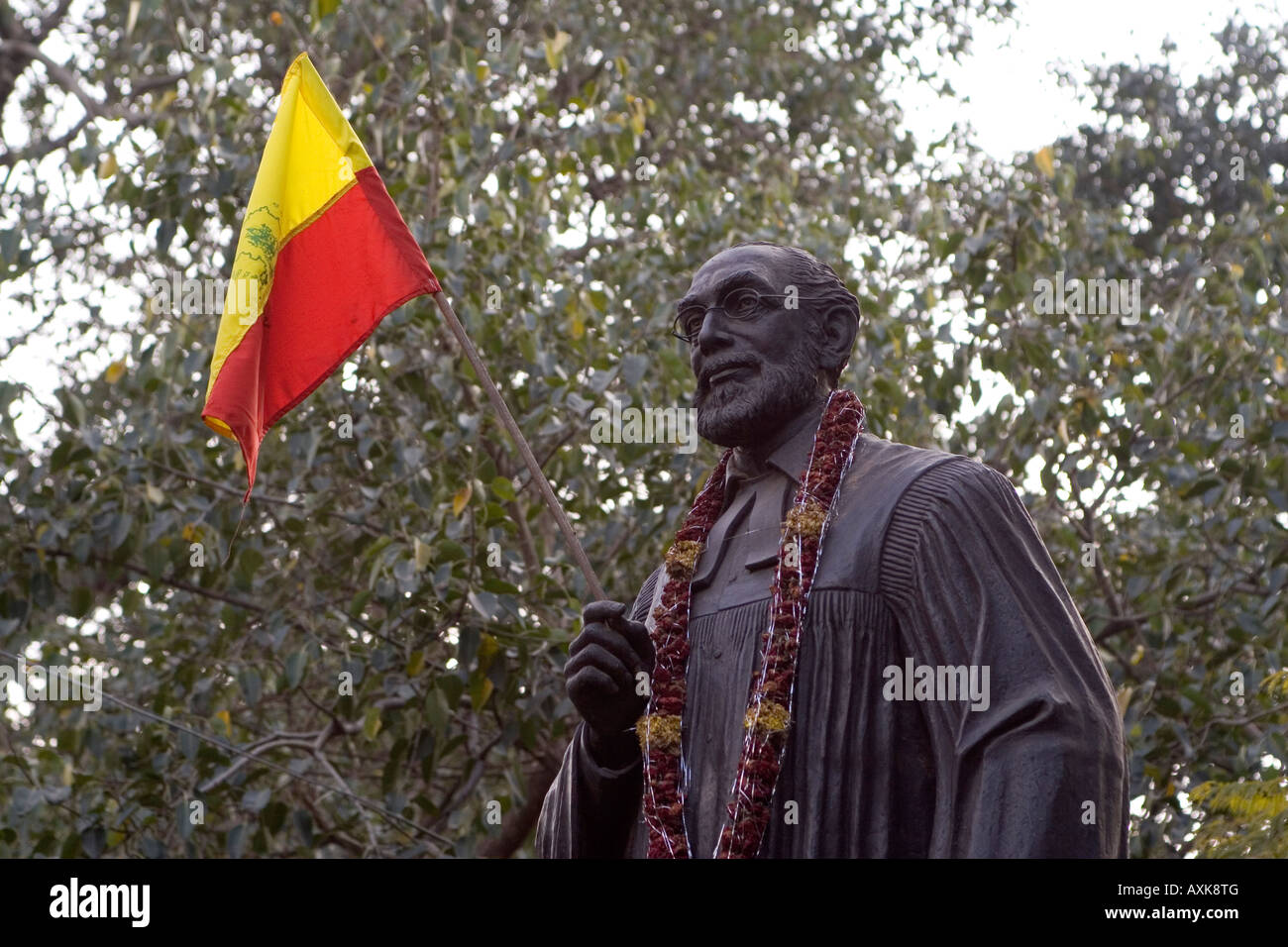 Dr Ferdinando Kittel della statua nel centro di Bangalore. Foto Stock