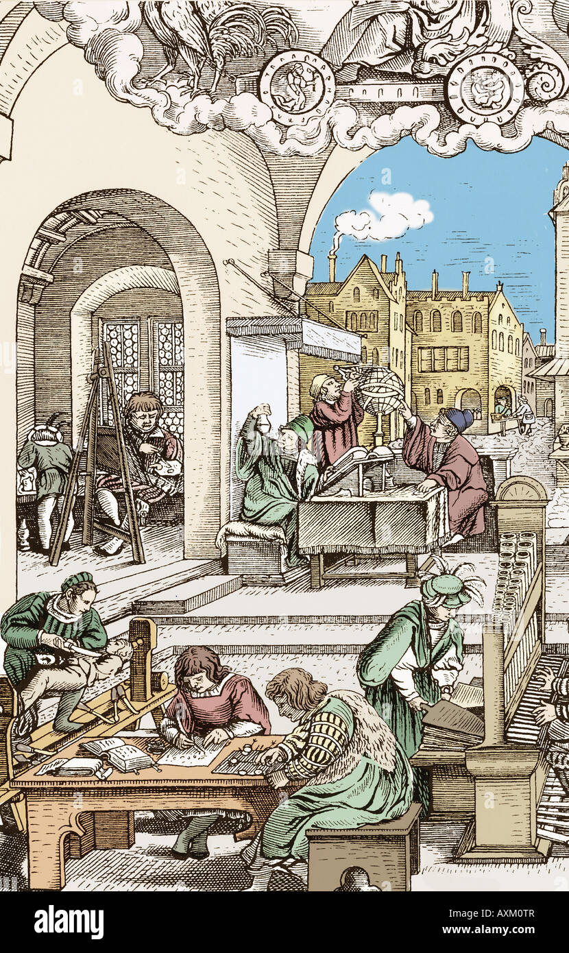 La matematica è il corpo di conoscenze in questione con struttura quantità di spazio e di cambiamento. Foto Stock