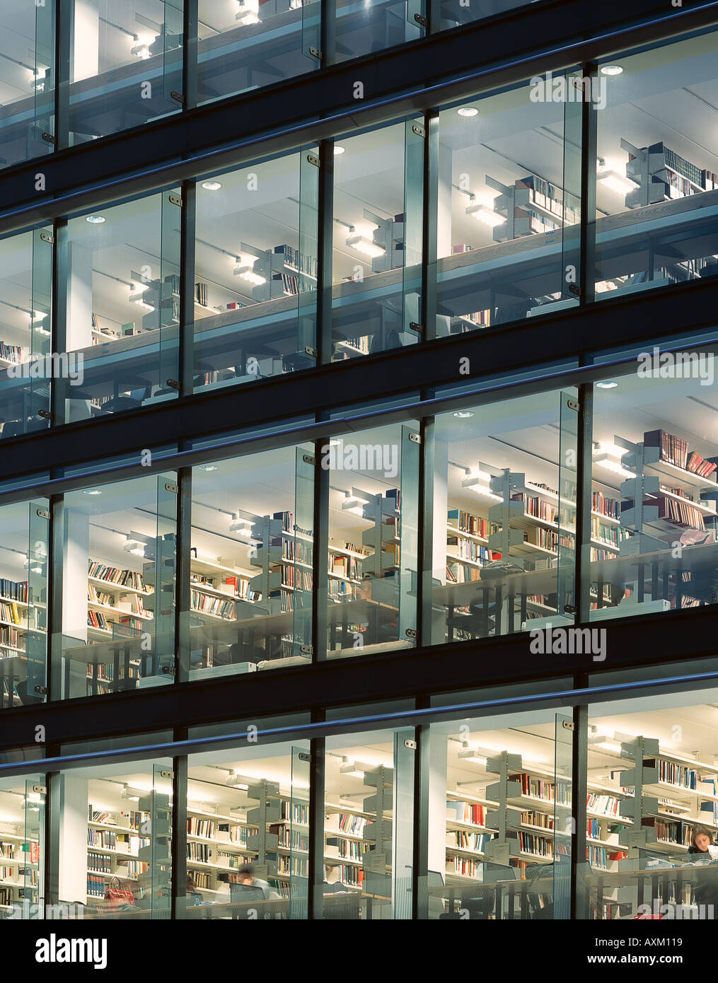 BIRKBECK COLLEGE LIBRARY ED ESTENSIONE, LONDON, Regno Unito Foto Stock