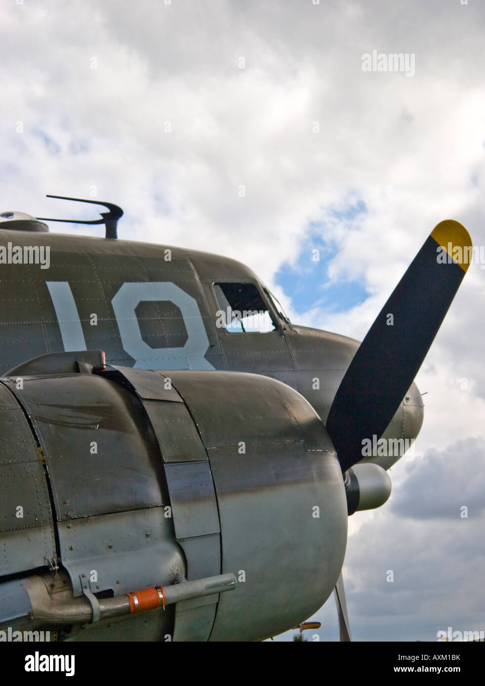 Dakota DC-3 a Goodwood Foto Stock