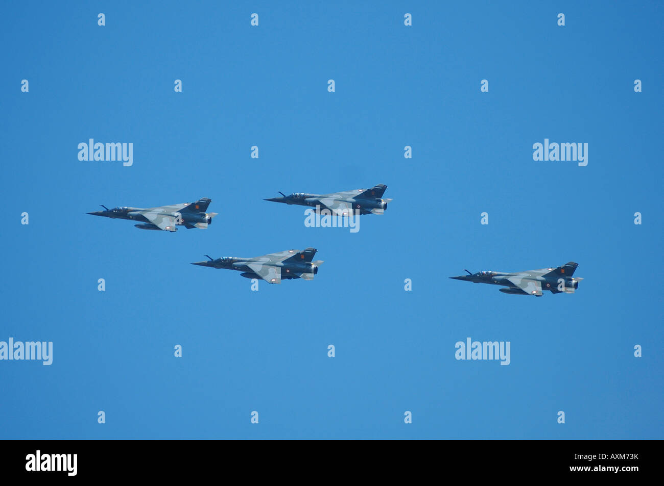 Commemorative Airshow francese a Haguenau circa il sessantesimo liberazione della Francia da parte dell'esercito americano nel 1945 nella regione Alsace Foto Stock