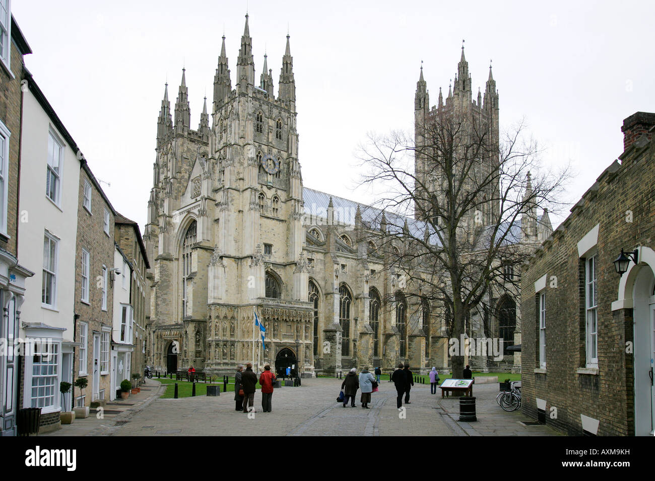 La cattedrale di Canterbury chiesa festival eventi pregare storia cerimonia lettura guidata intronizzazione turismo destination travel landmark Foto Stock