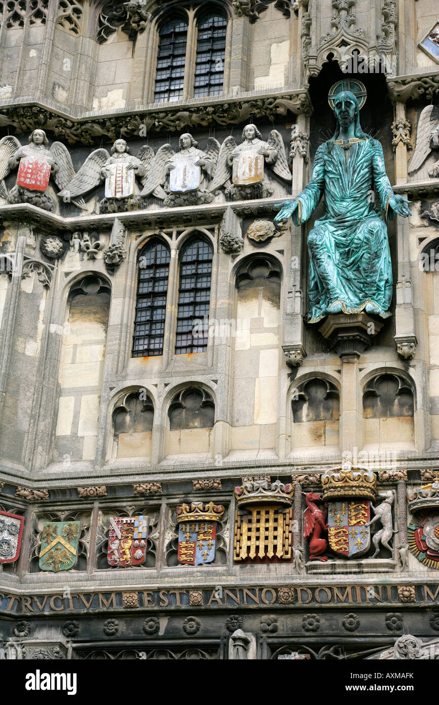 La cattedrale di Canterbury chiesa festival eventi pregare storia cerimonia lettura guidata intronizzazione turismo destination travel landmark Foto Stock