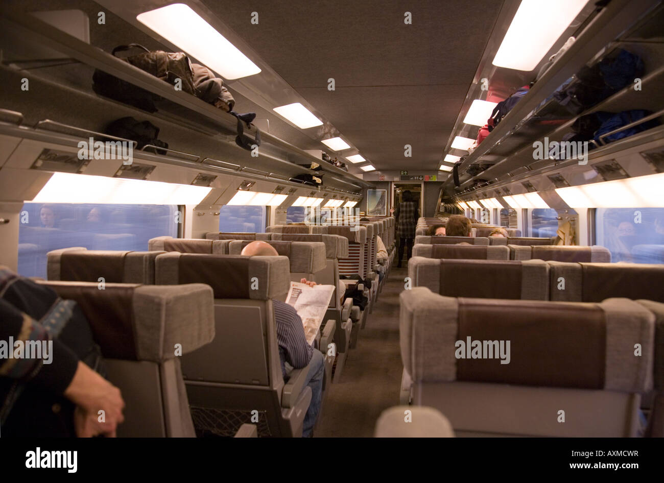 Servizio Eurostar a Parigi / Bruxelles Foto Stock