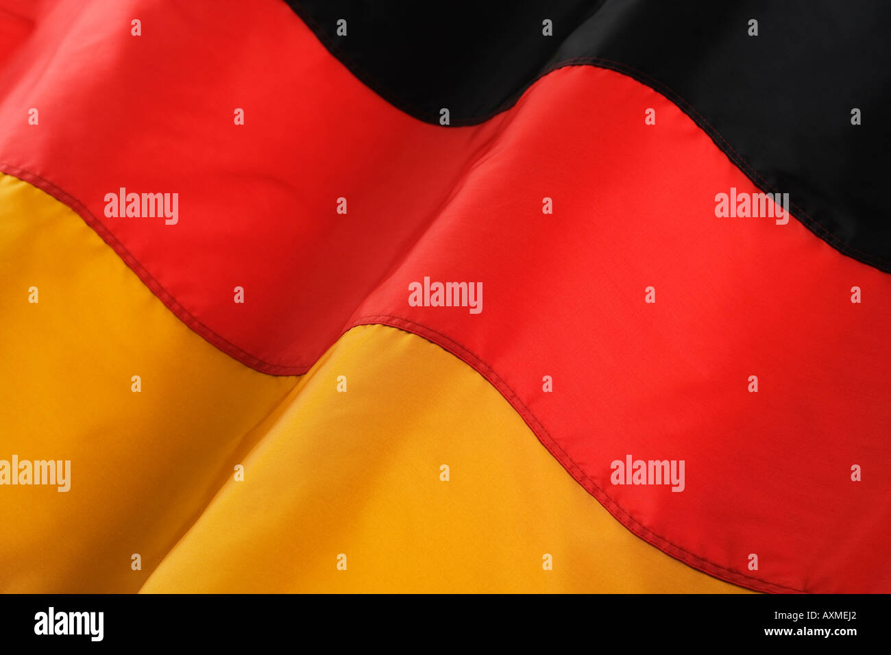 Chiudere fino alla bandiera della Germania Foto Stock