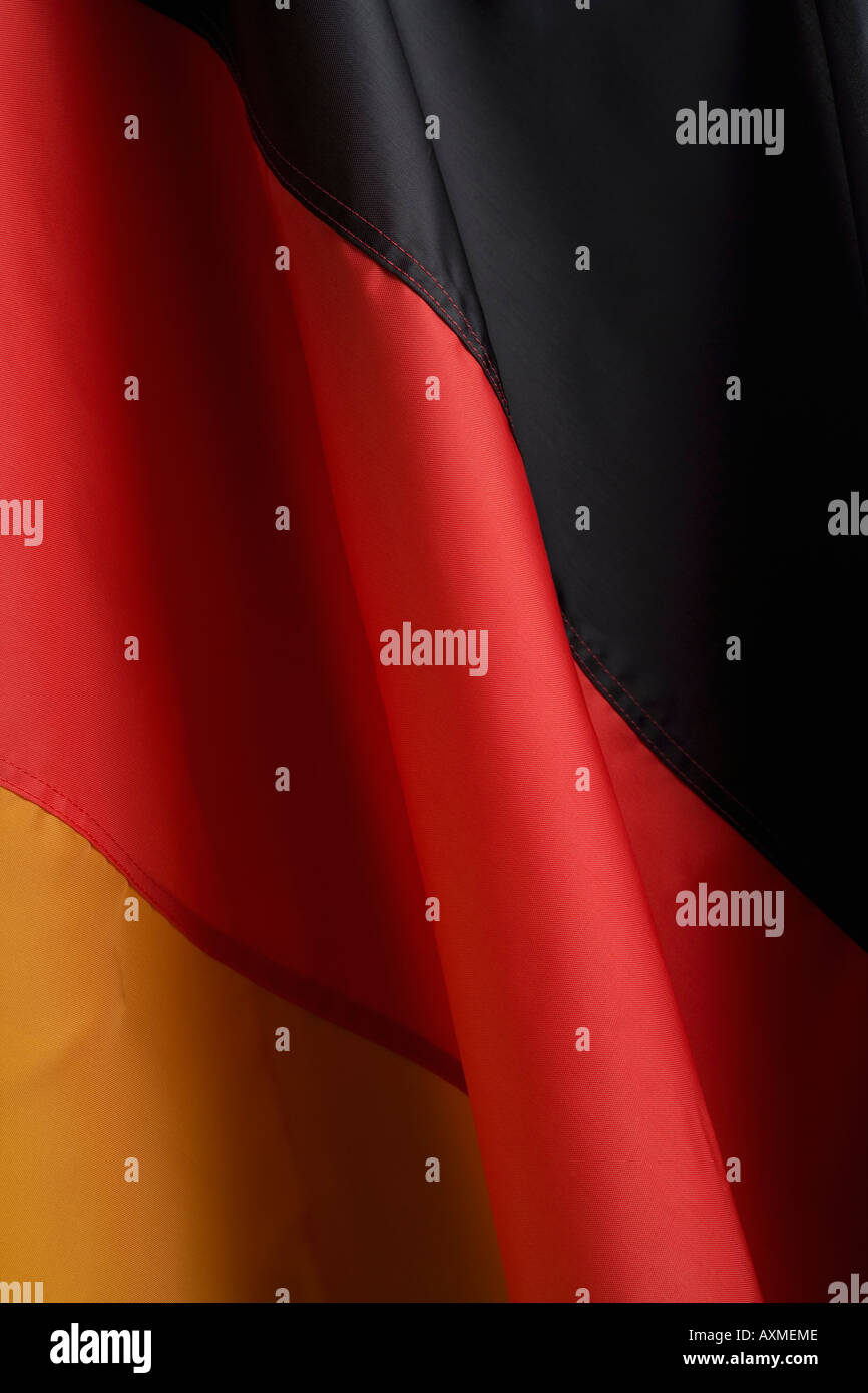 Chiudere fino alla bandiera della Germania Foto Stock