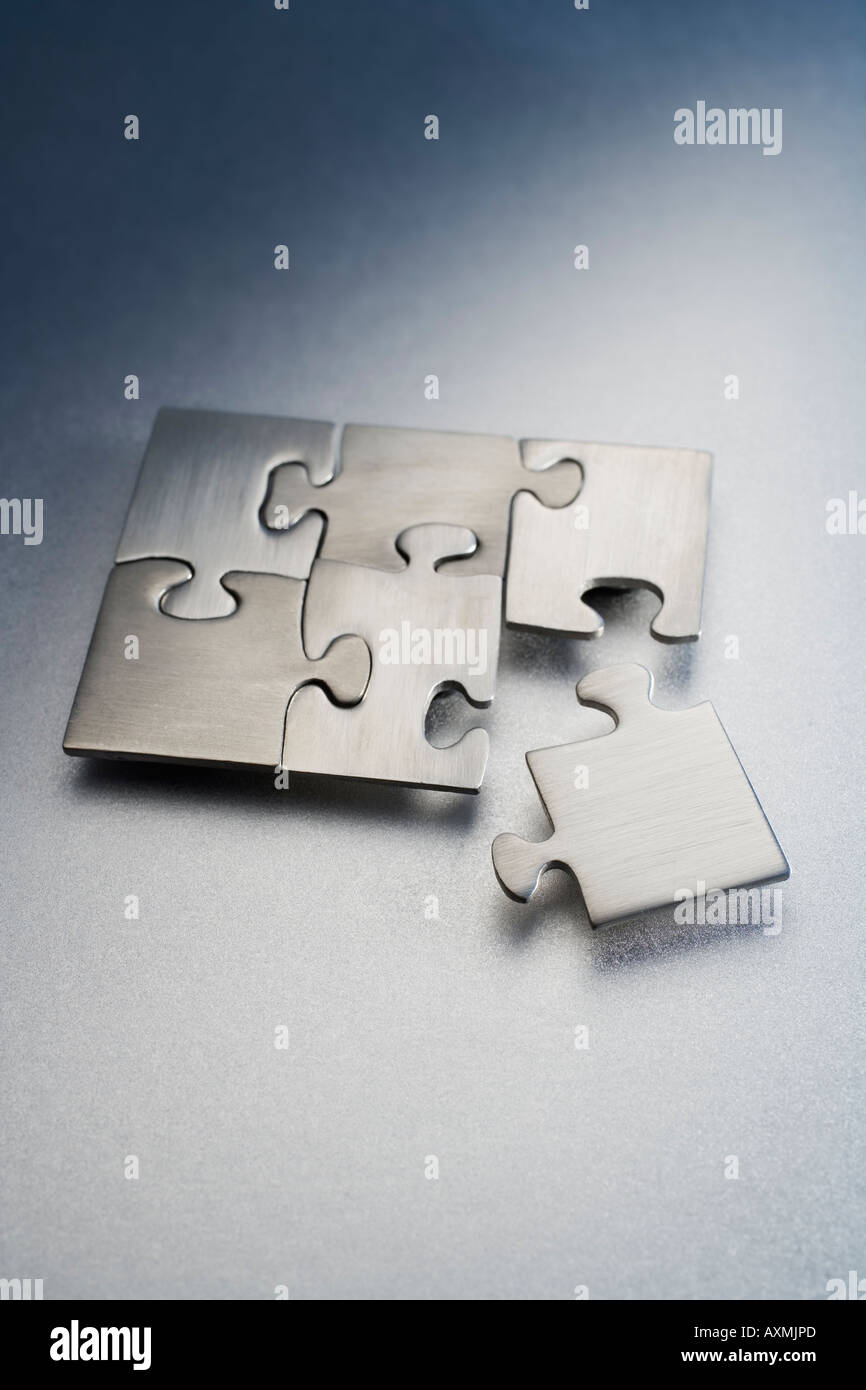 Metallica di Jigsaw Puzzle Foto Stock