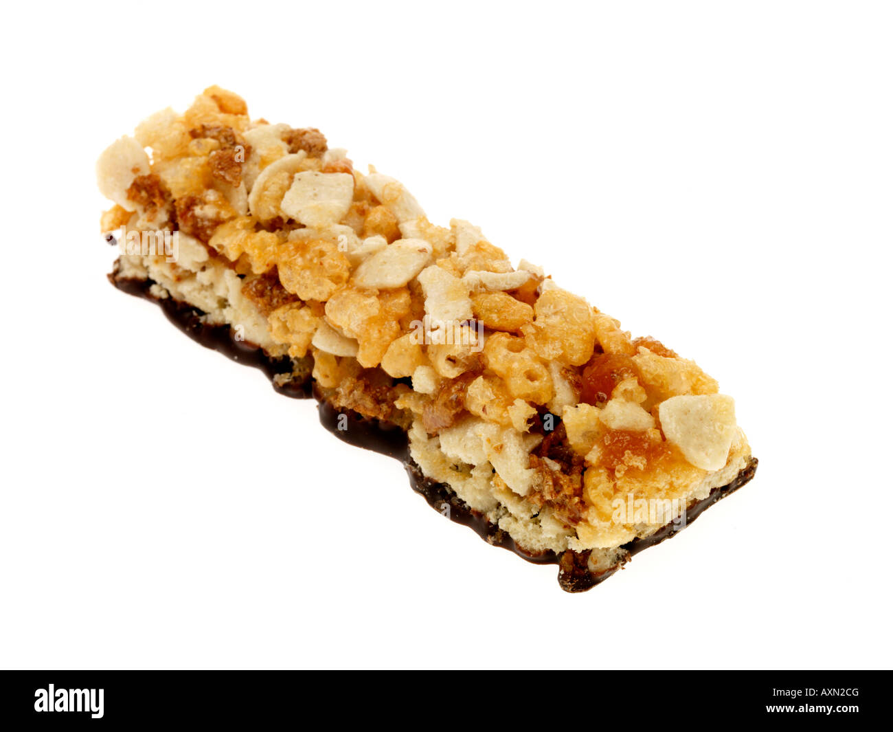 Cioccolato arancione barra di cereali Foto Stock