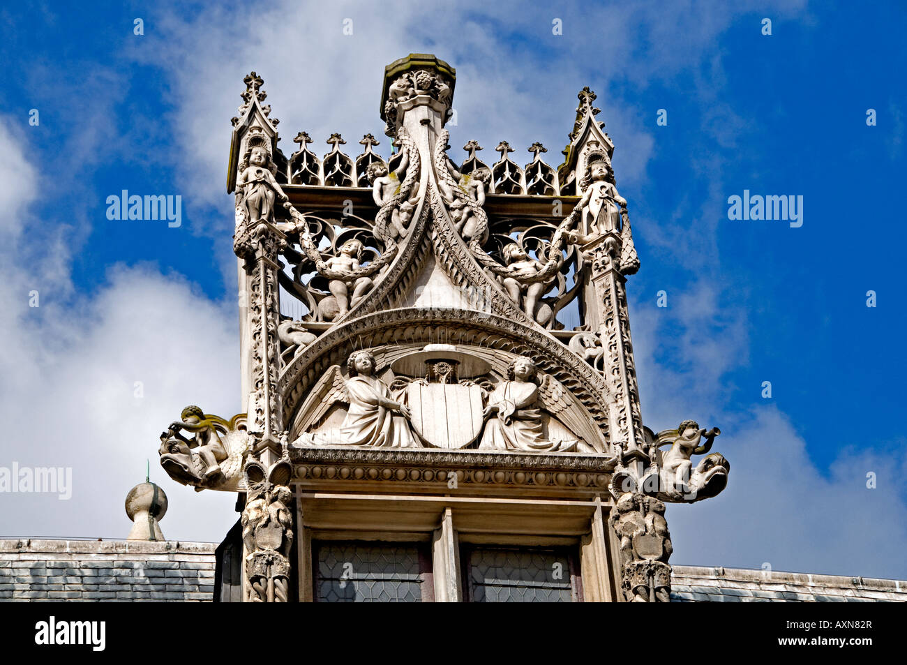 Il Musee de Cluny, ufficialmente conosciuta come il Musee National du Moyen Age Foto Stock