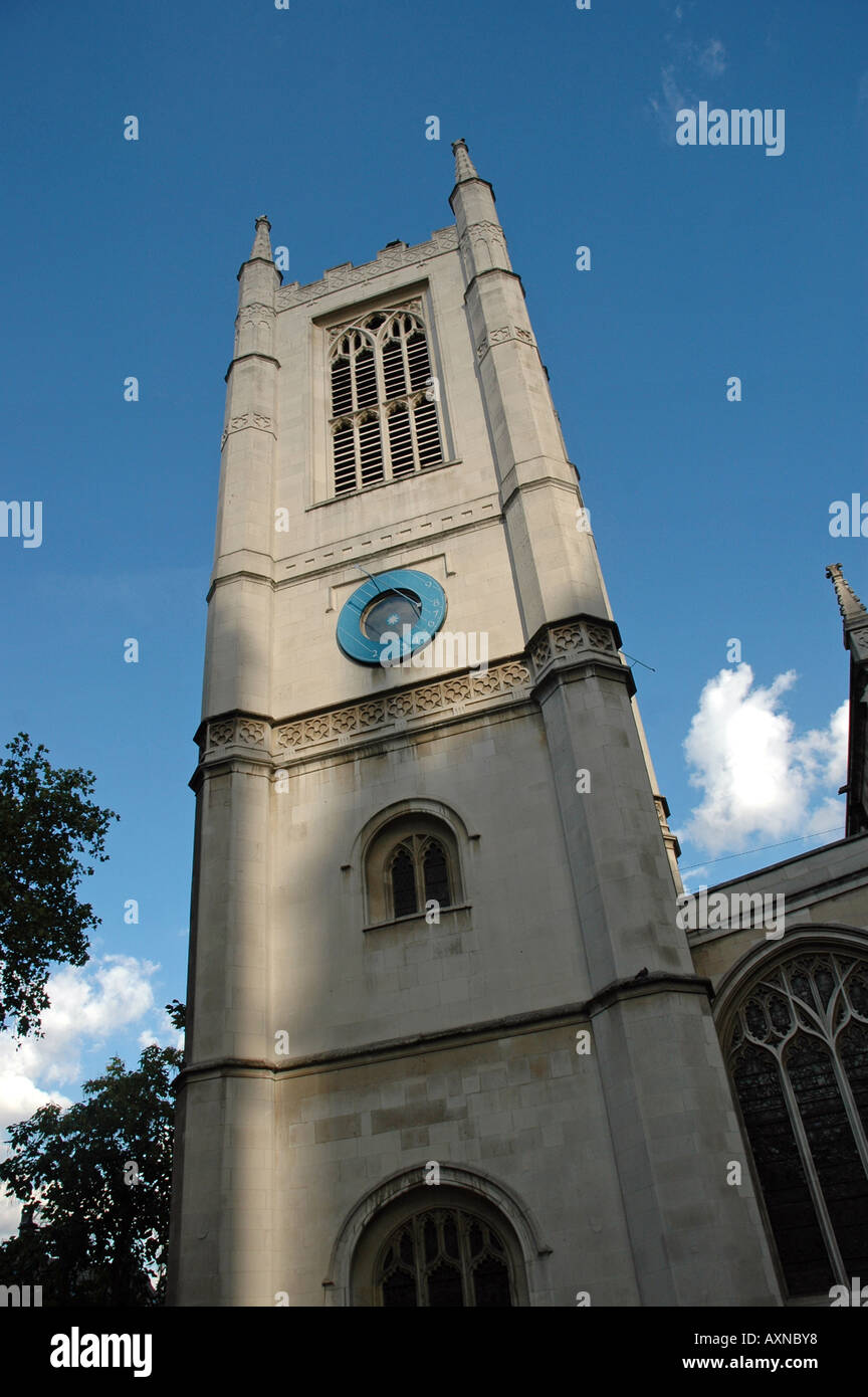 Saint Margaret's chiesa anglicana accanto a Westminster Abbey su piazza del Parlamento a Londra, Regno Unito Foto Stock