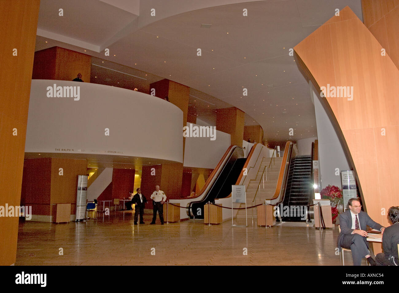 Walt Disney Concert Hall interno di Los Angeles in California Foto Stock