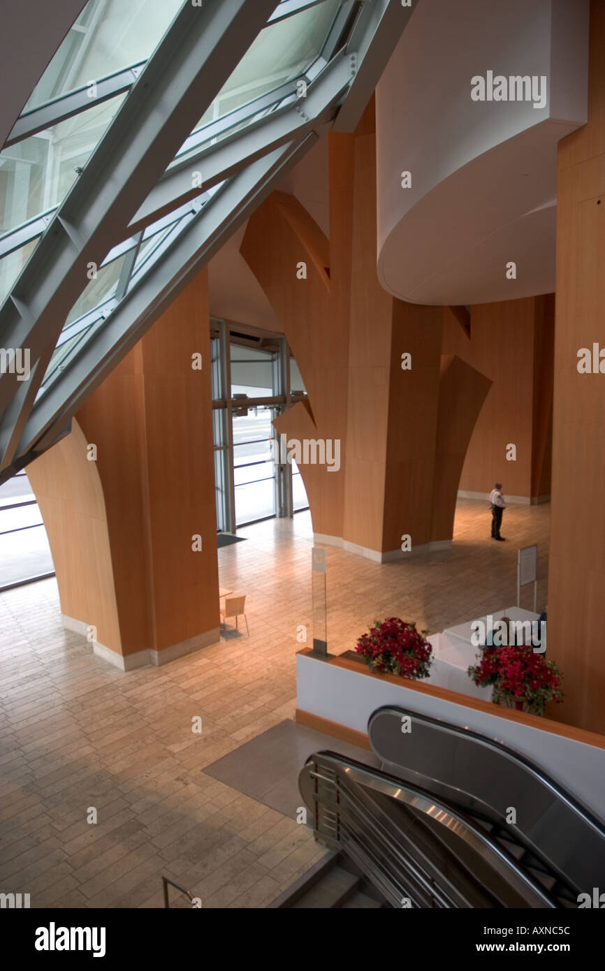 Walt Disney Concert Hall interno di Los Angeles in California Foto Stock