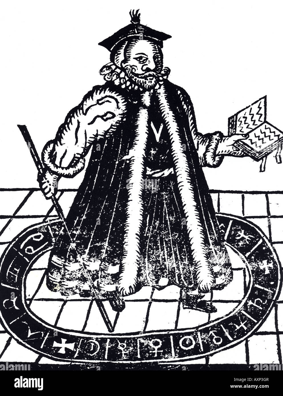 Dottor Faust mostrato nella Christopher Marlow s TRAGICALL HISTORIE della vita e della morte del Dottor Faust - vedere la descrizione riportata di seguito Foto Stock