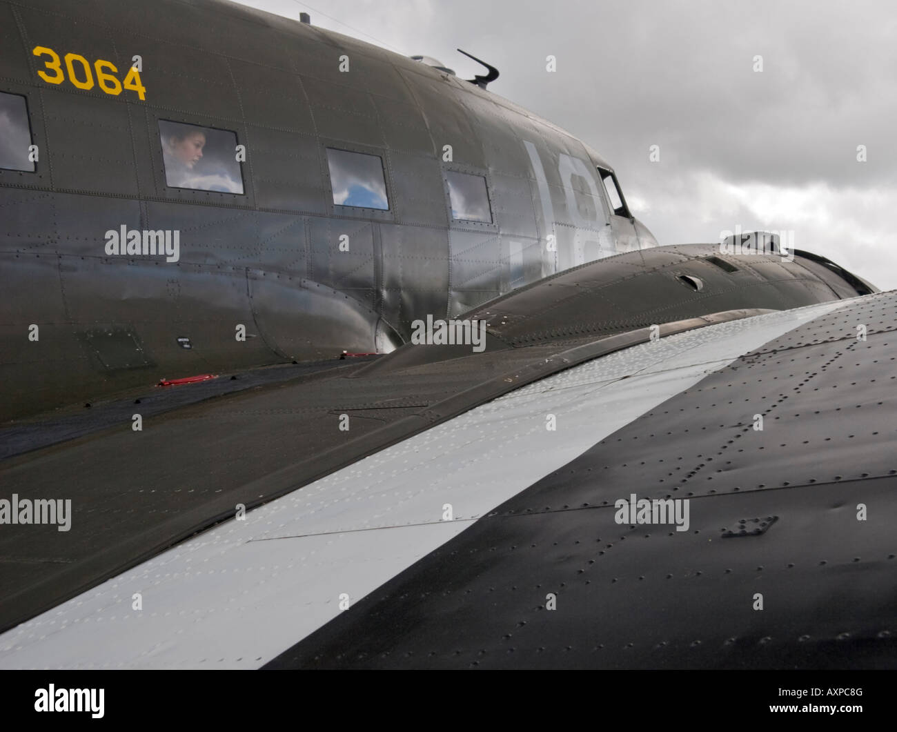 Douglas DC-3 Dakota a Goodwood 2007 Foto Stock