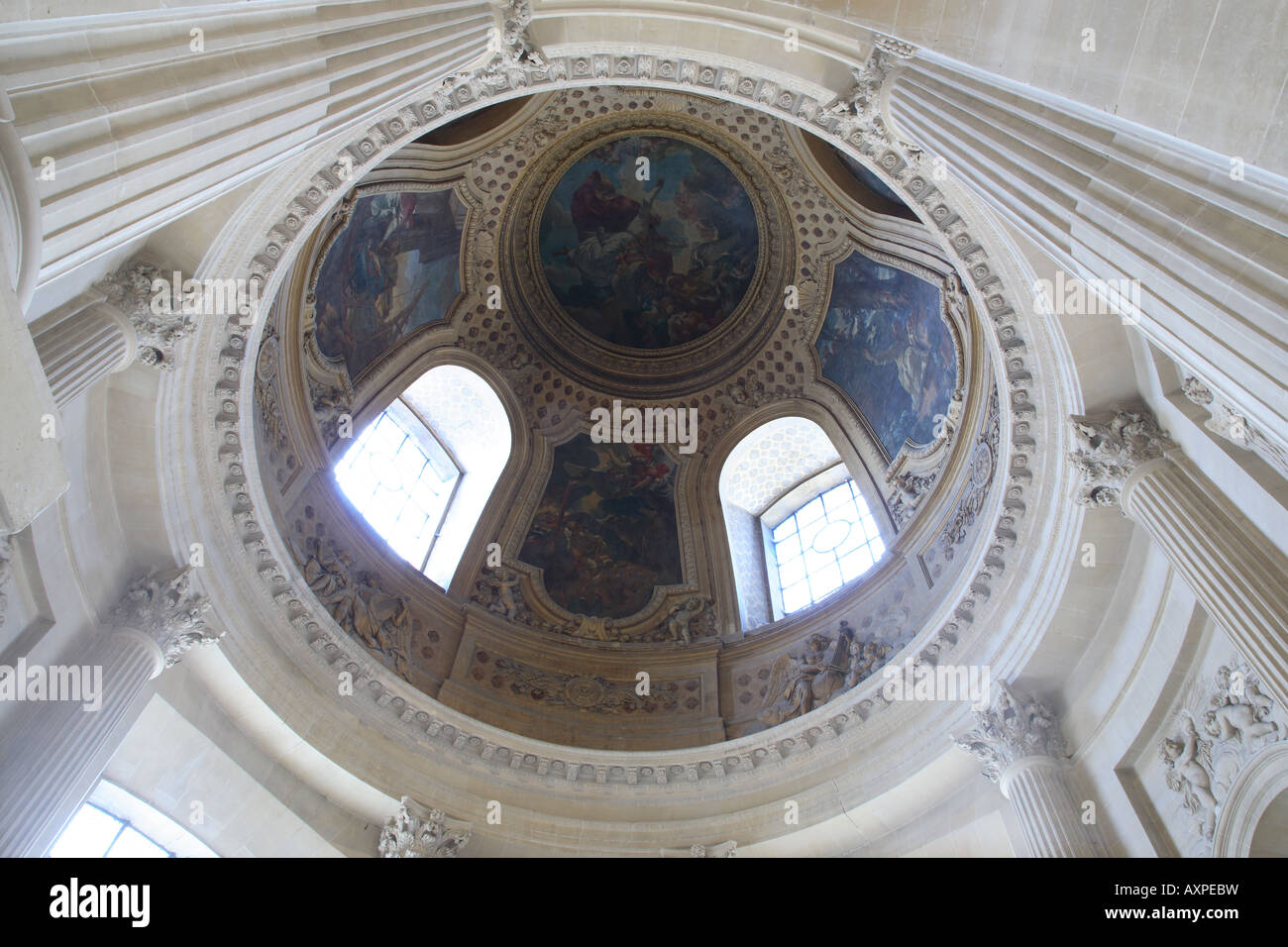 Eglise du Dome Chiesa, Les Invalides, Parigi, Francia Foto Stock