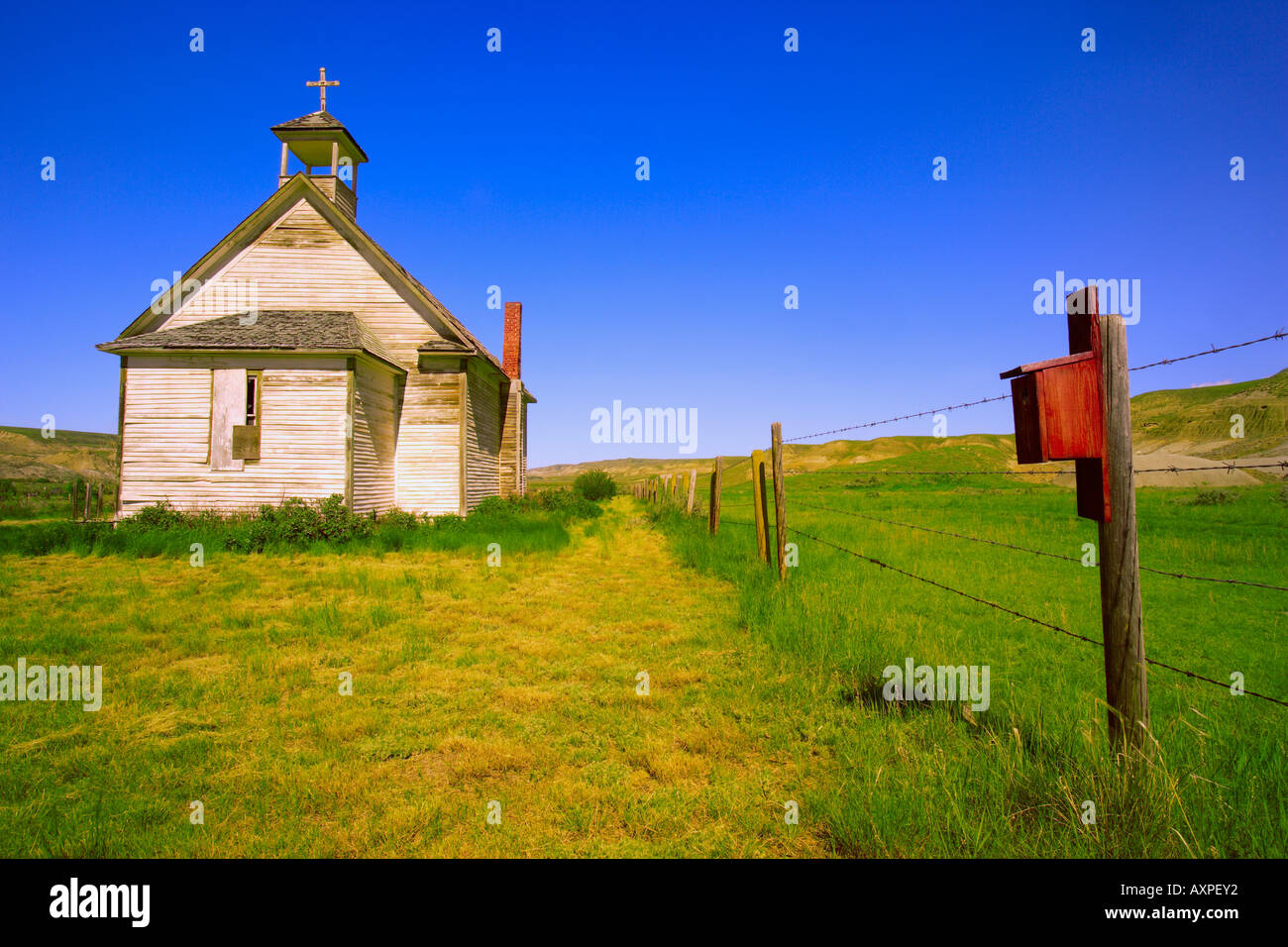 Chiesa del paese Foto Stock