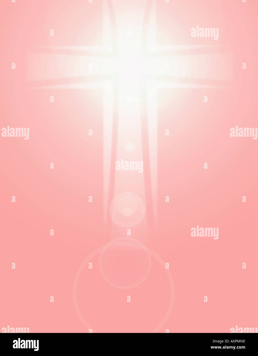 Croce illustrato Foto Stock