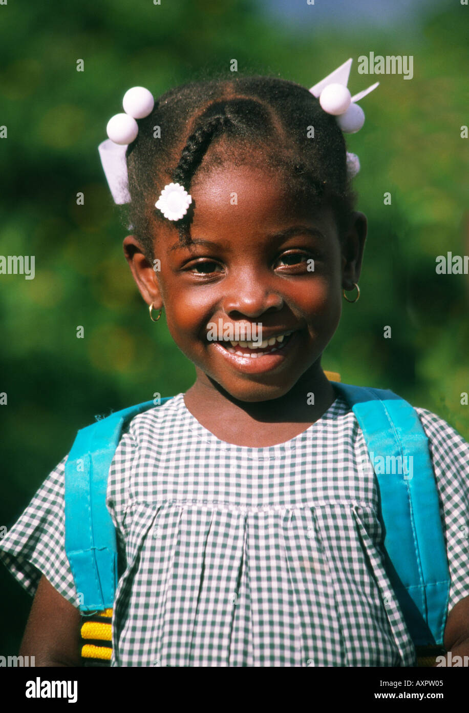 West Indies bambina Copyright C Bowman Foto Stock