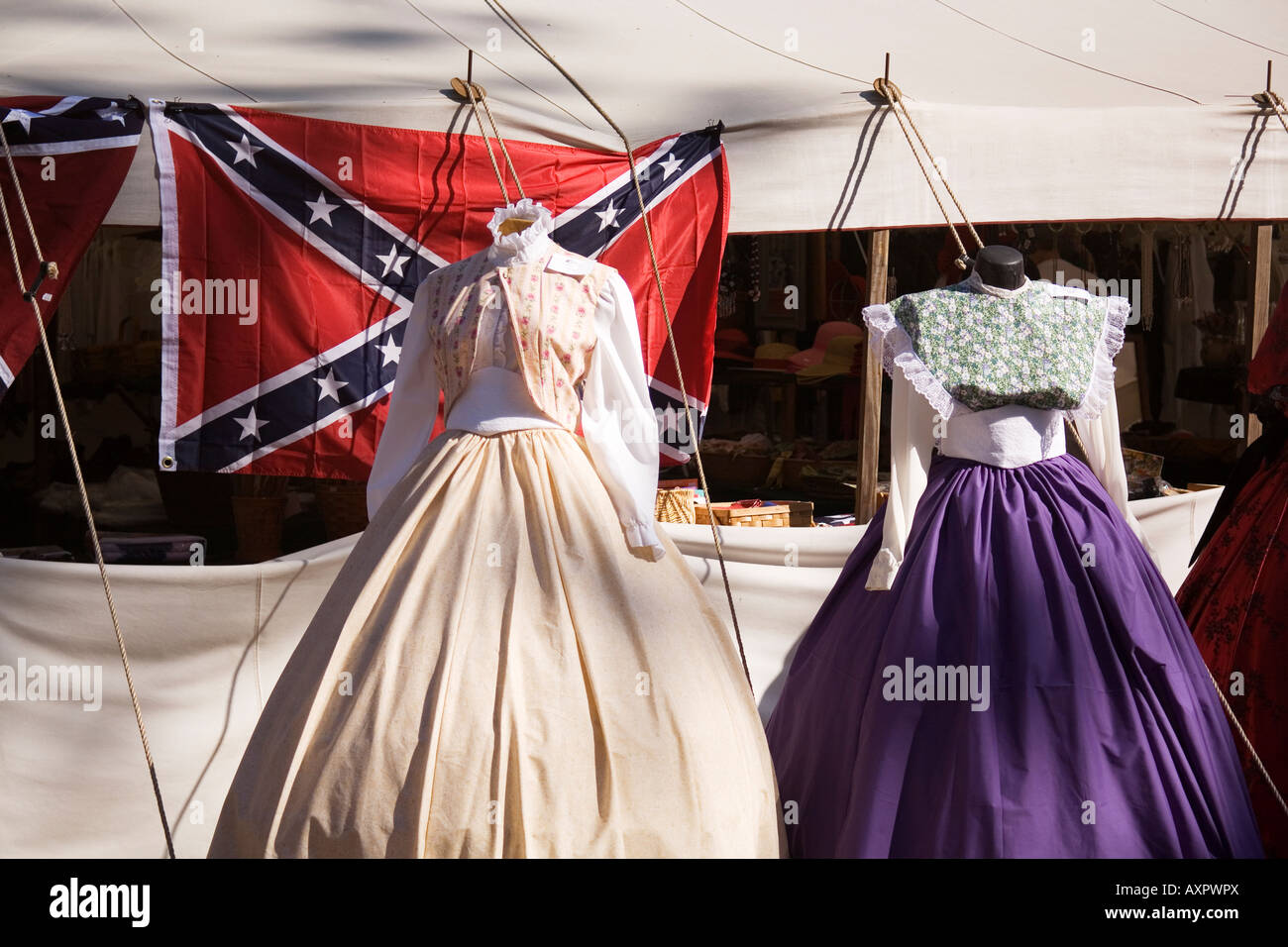 2008 rievocazione storica della guerra civile Battaglia di Olustee Olustee in Florida USA Foto Stock