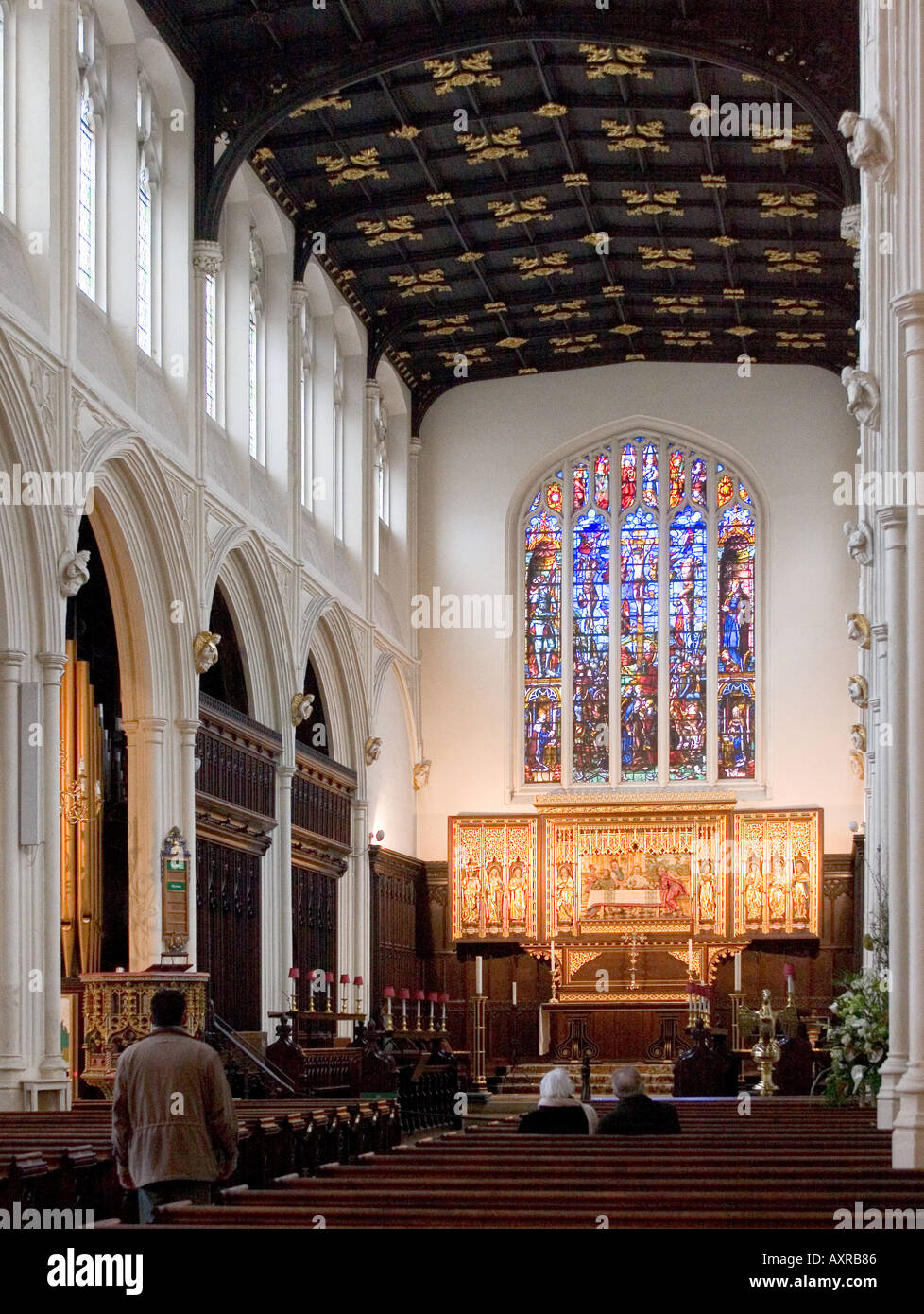St Margarets Chiesa Piazza del Parlamento Westminster London GB UK Foto Stock
