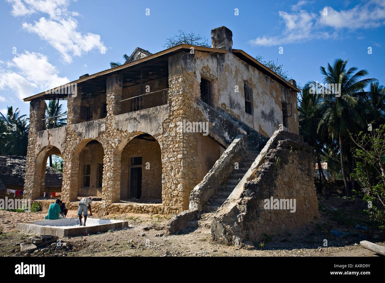 Kilwa Kivinje rovine, Tanzania Africa, sito UNESCO Foto Stock