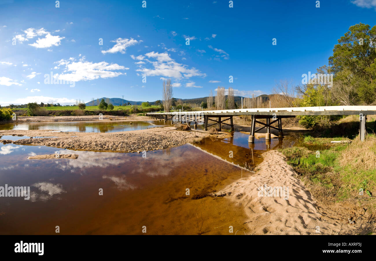 Ponte sul Fiume Towamba Nuovo Galles del Sud Australia Foto Stock