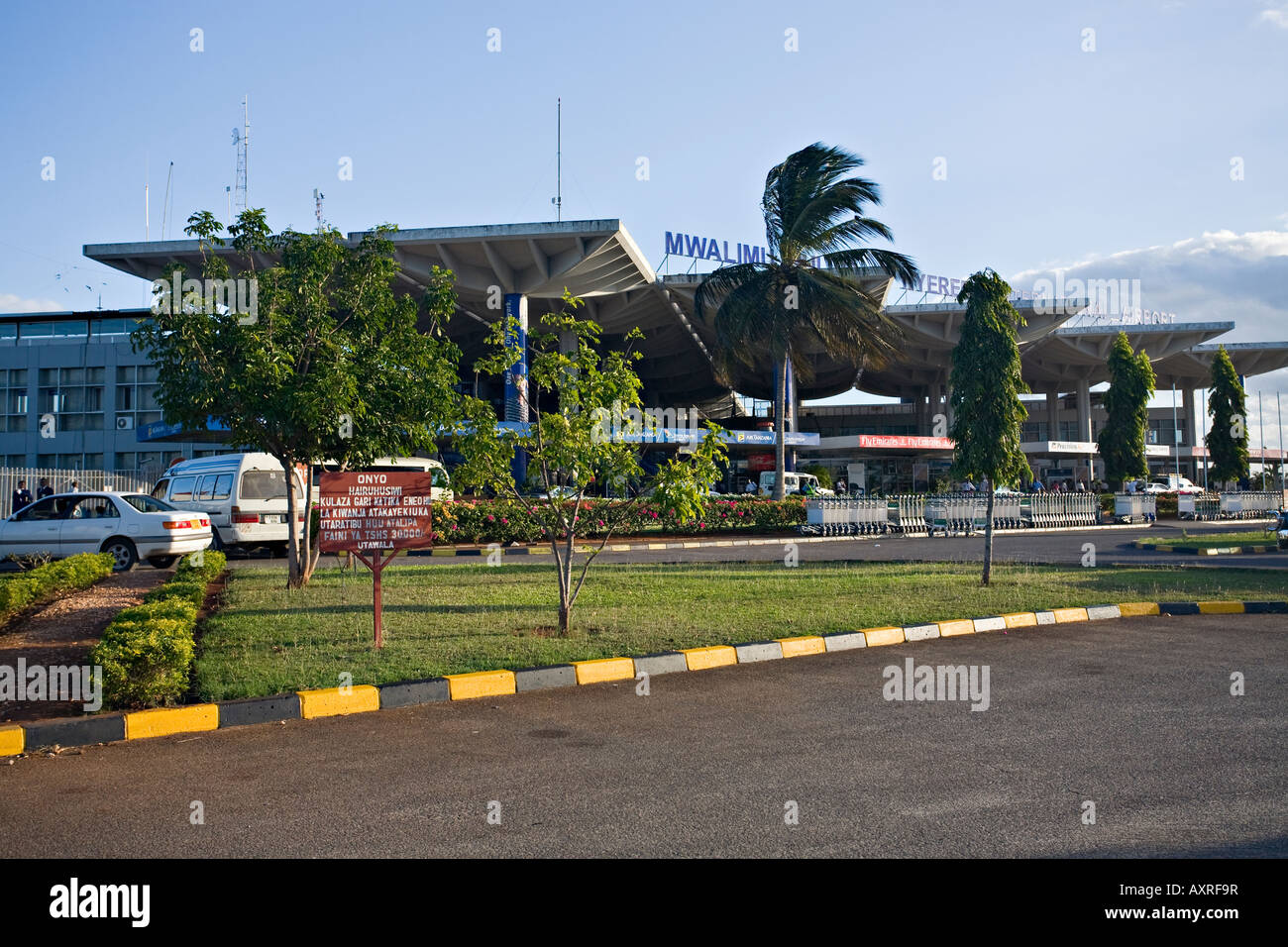 Tazara Aeroporto Internazionale di Dar es Salaam, Tanzania Africa Foto Stock