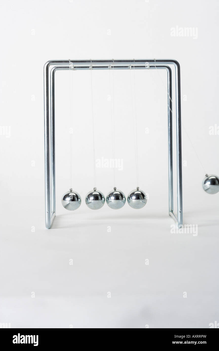 Culla del Newton Foto Stock