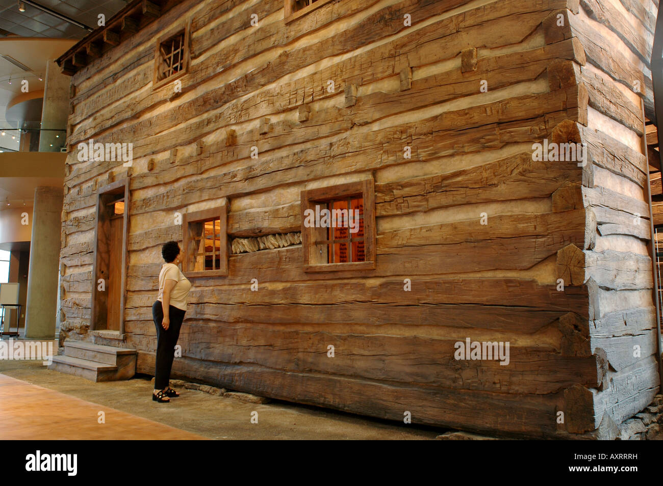 Carcere slave Underground Railroad Freedom Center Cincinnati in Ohio Foto Stock