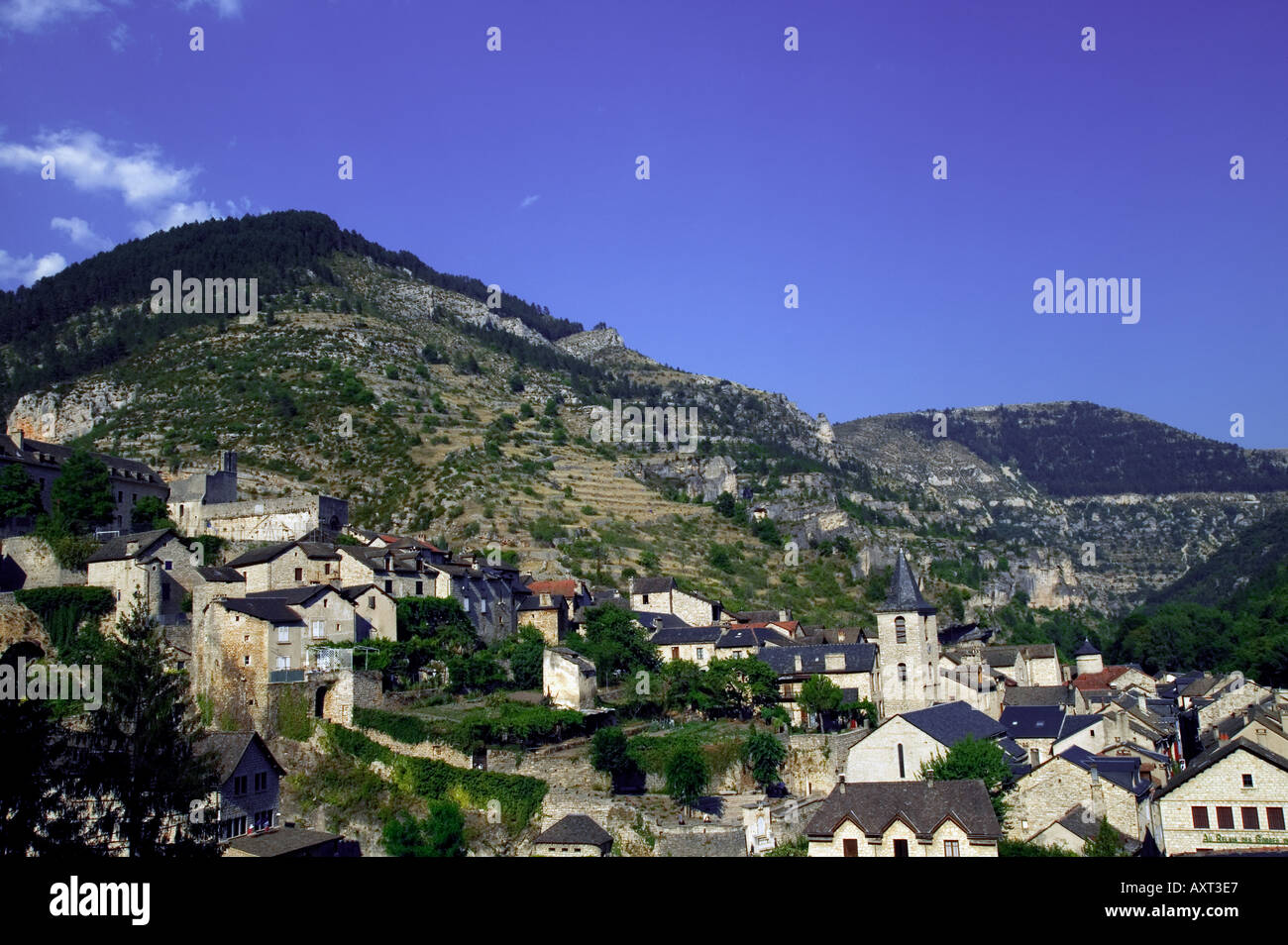 Sainte-Enimie - Gole del Tarn - Linguadoca Rossiglione - Francia Foto Stock