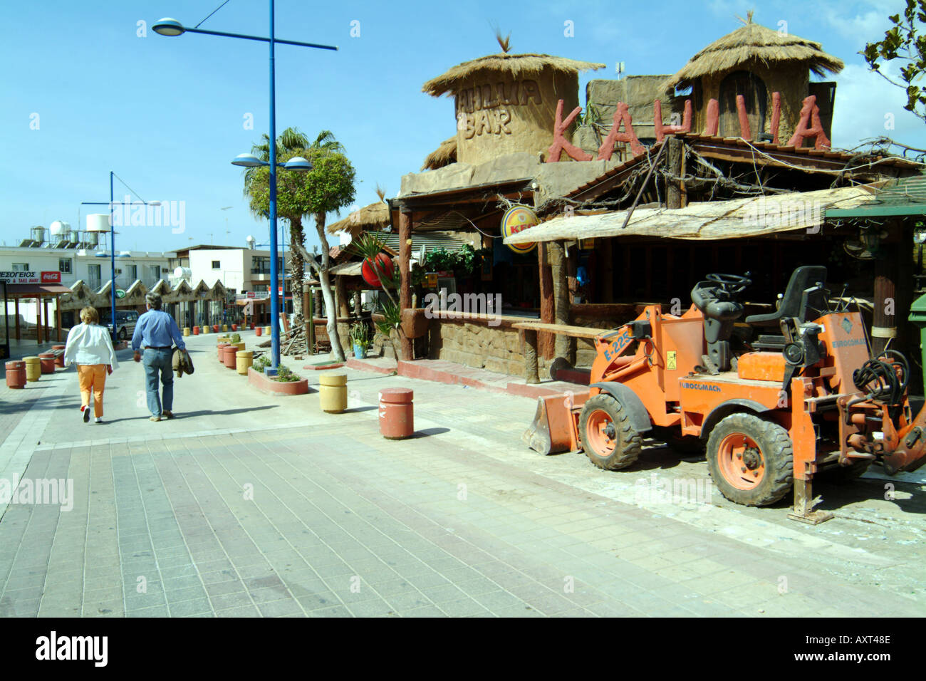 Ayia Napa Cipro leisure bar Viaggi Turismo Vacanze Foto Stock