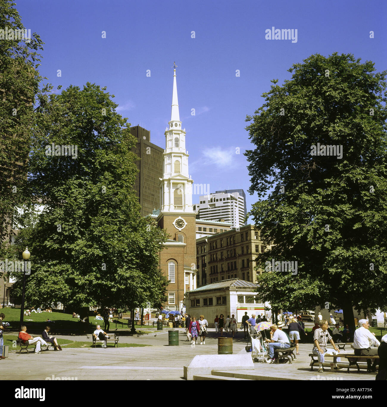 Geografia / viaggi, STATI UNITI D'AMERICA, Massachusetts, Boston, Granorry Chiesa, Foto Stock
