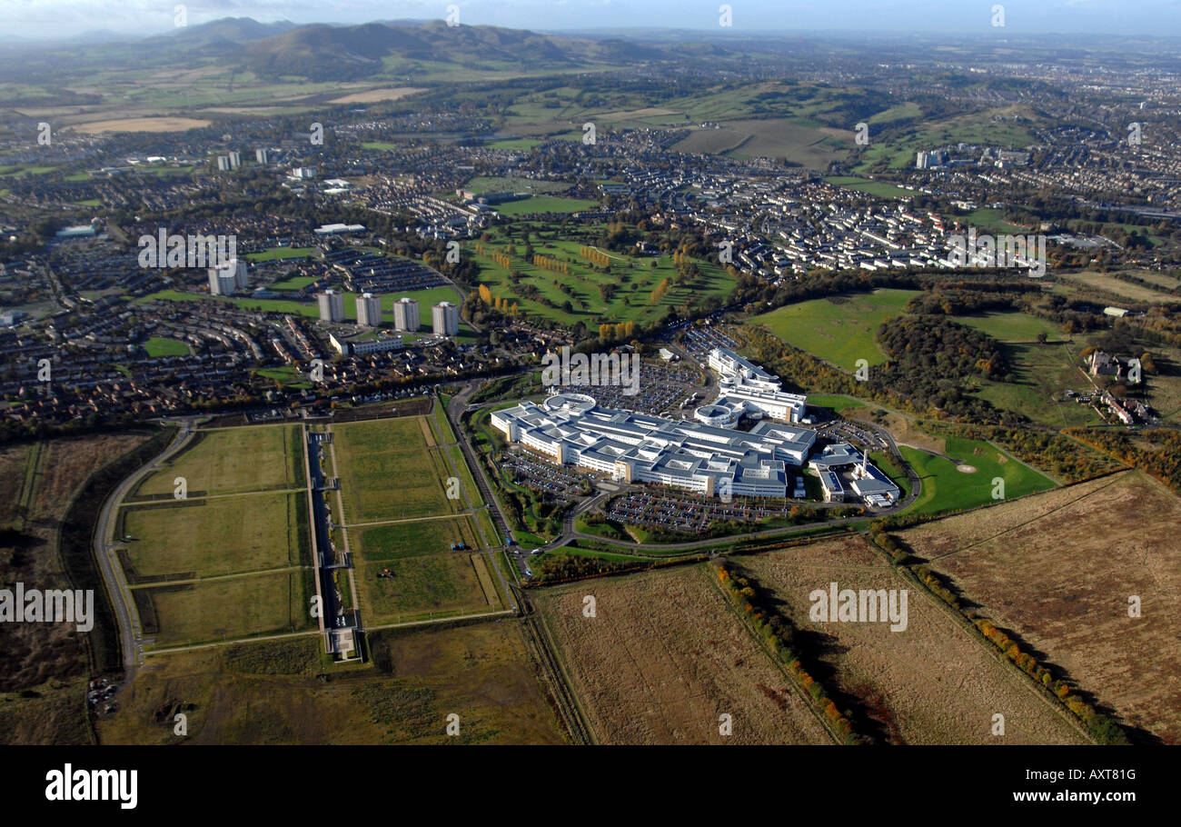Edinburgh Bio trimestre EBQ a poco la Francia in Edinburgh compresa la Edinburgh Royal Infirmary Hospital Foto Stock