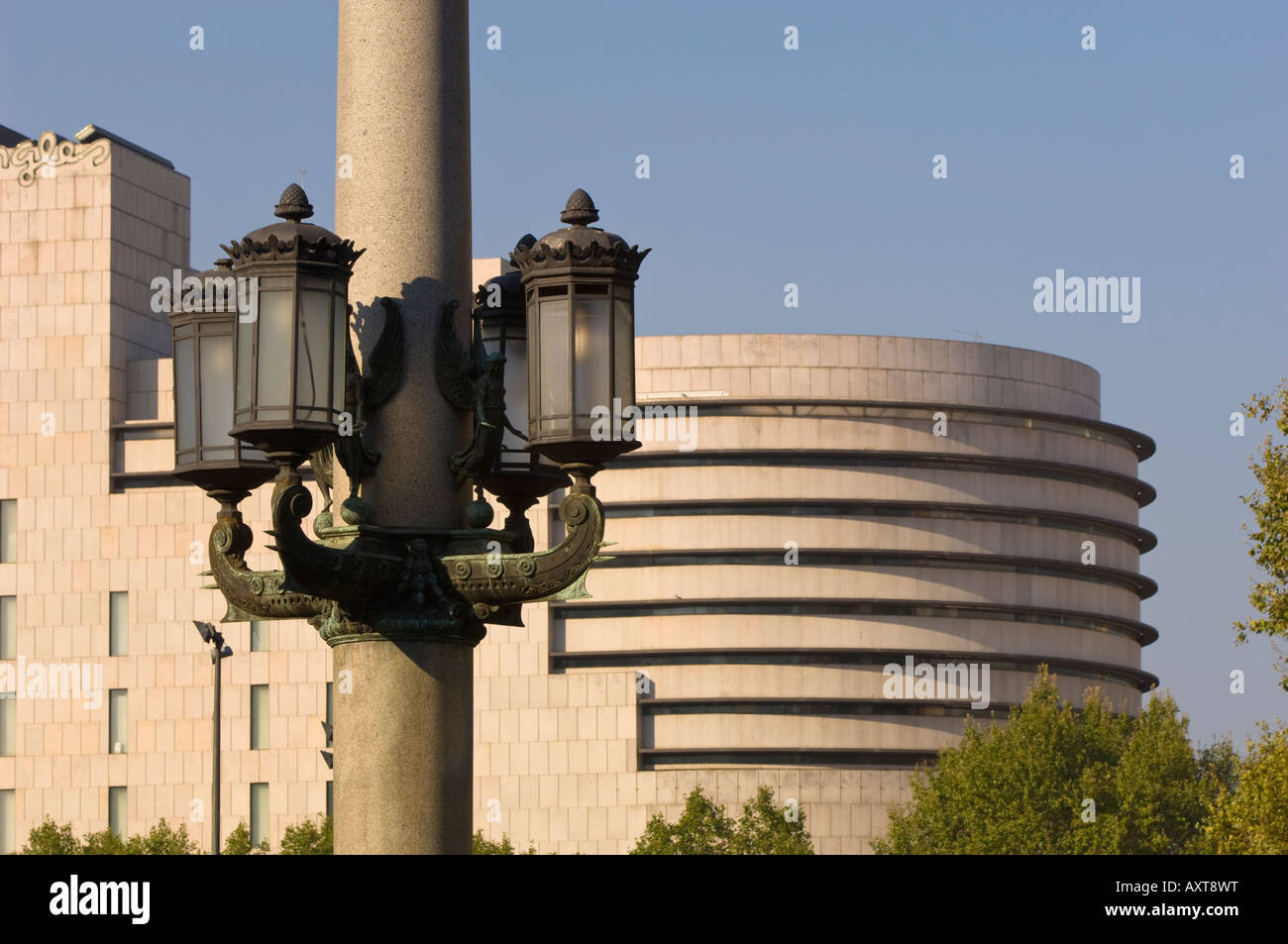 El Corte Ingles sulla Place de Catalunya di Barcellona Spagna Catalunya Foto Stock