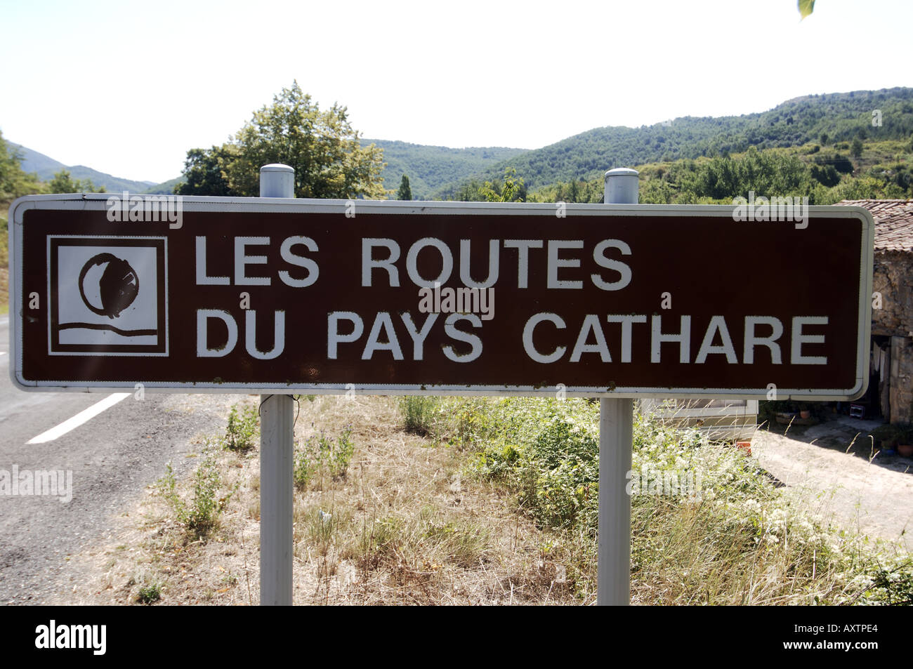 Routes du Pays Cathare Foto Stock