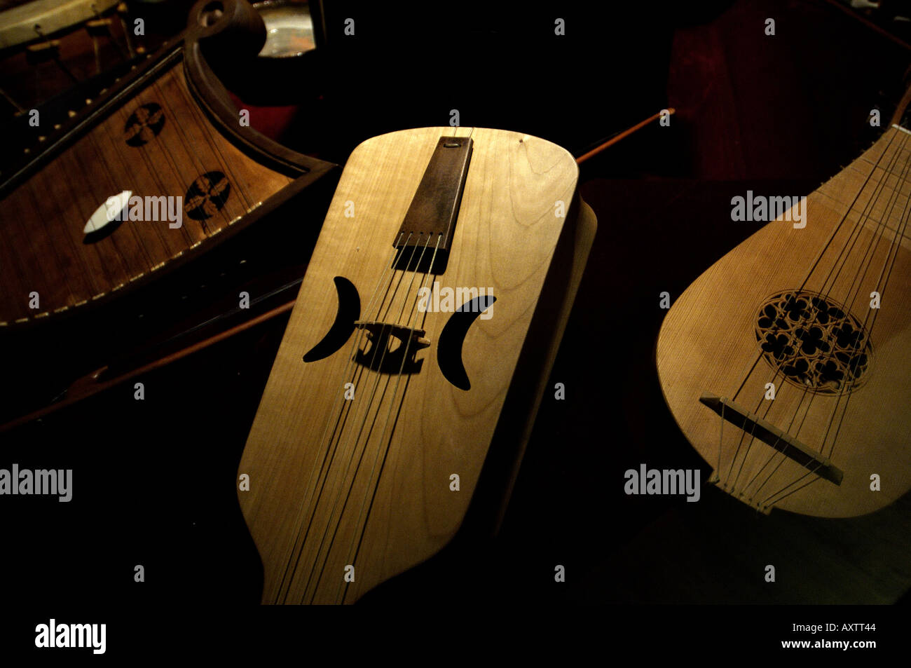 Puivert departement Aude Quercorb museo sul display sono strumenti storici dal medioevo Foto Stock