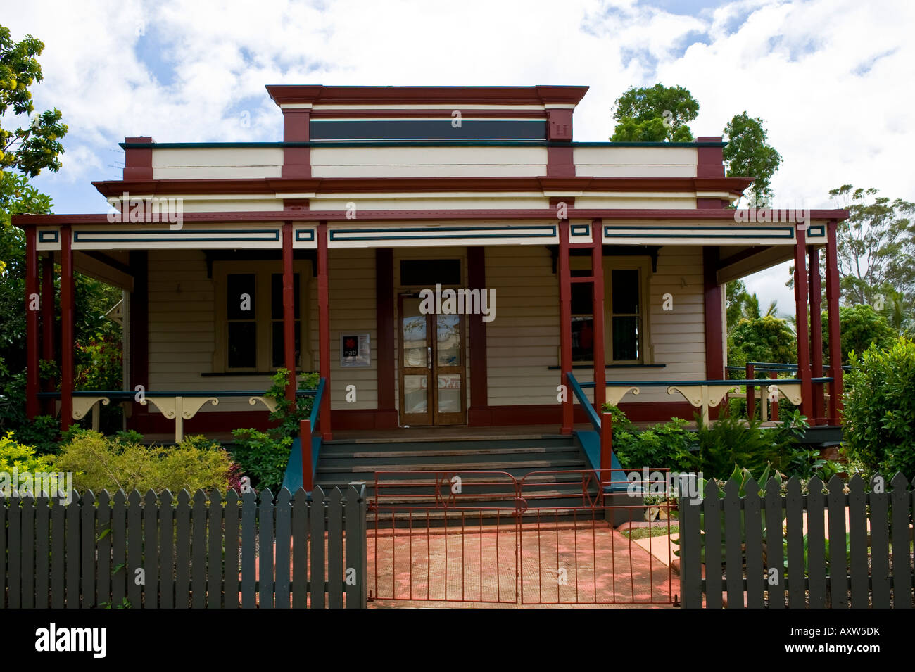 Casa coloniale Childers Queensland Australia. Foto Stock