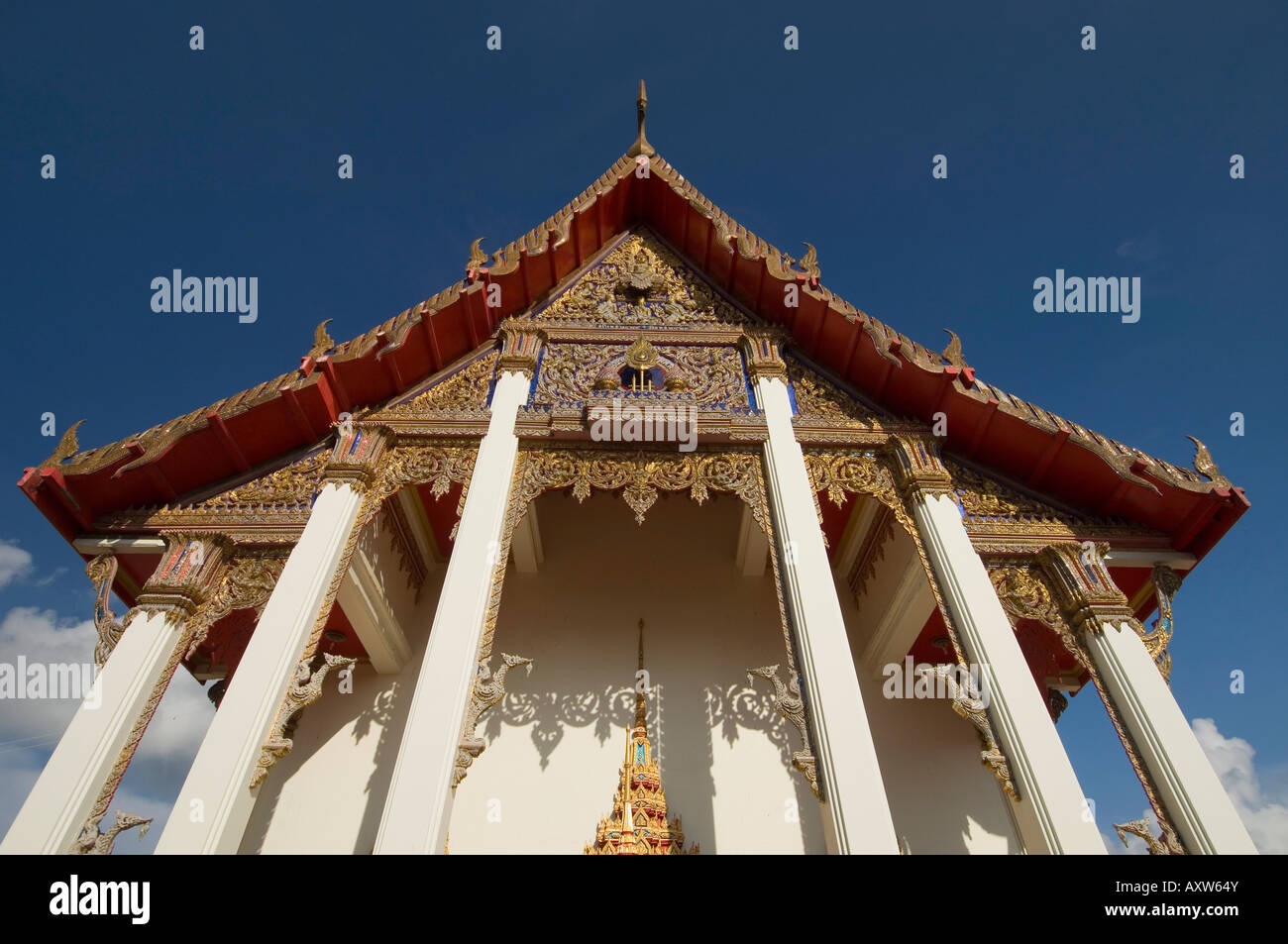 Wat Chalong tempio, Phuket, Thailandia, Sud-est asiatico, in Asia Foto Stock