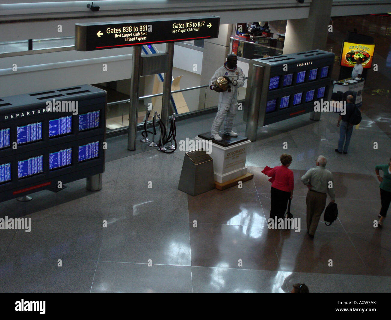 Dall'aeroporto di Denver in Colorado State U.S.A. Foto Stock