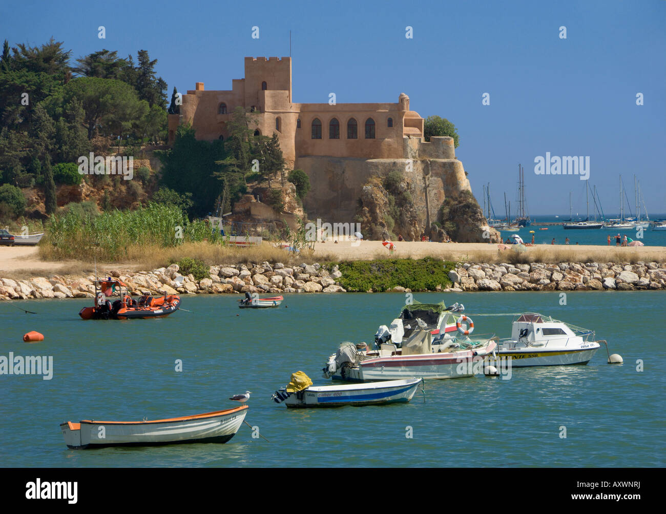 L' Algarve, il Forte de Sao Joao Do Arado, ( São João ) Ferragudo Foto Stock